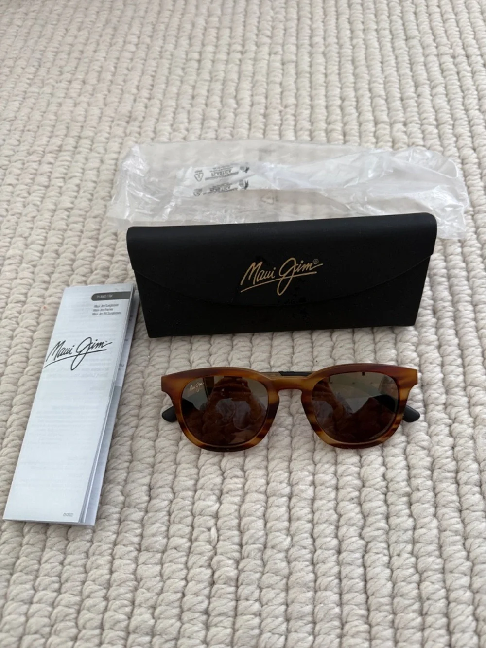 Maui Jim NWOT Koko Head polarized matte tortoise glasses - Picture 1 of 7